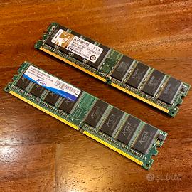 1Gb kit: 2 DDR Memory RAM Desktop PC 512MB