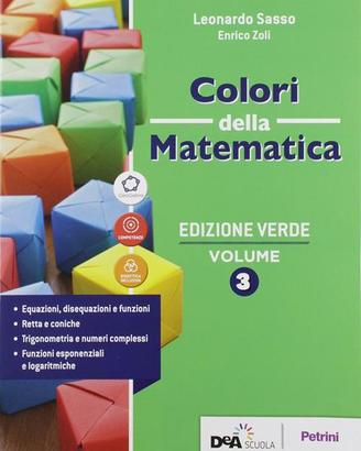 Libro Colori della Matematica - Edizione Verde v3