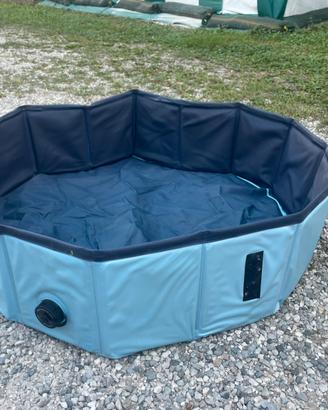 Piscina pieghevole per cani