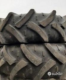 Coppia gomme usate tractor 13 6 28 bkt 6pr