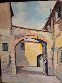 Dipinto Olio su Tela G. Brianzoli (1974) 