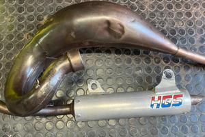 Scarico completo honda cr 125 hgs