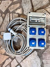 Prolunga con quadro industriale