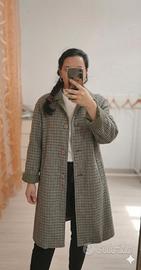 trench coat reversibile tg L 