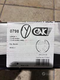 Ganasce freno GNC 0798 Lancia Y / Ypsilon 1.2 1.4