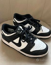 Nike Dunk Low Black White 40 Nuove Originali