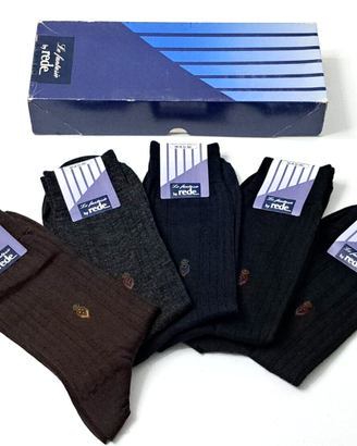 5 PAIA CALZE CORTE UOMO *REDE LANA - SCONTO 30%