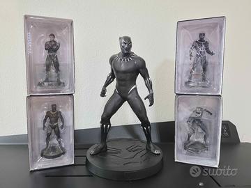 Marvel Collection Black Panther + 4 Statue + Mega