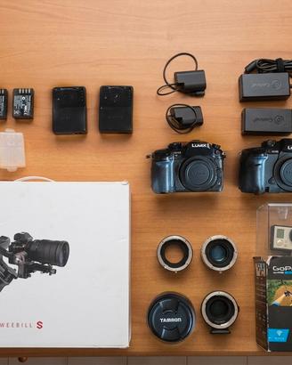 Kit Multicam Cinema GH5 + GH4 + Sigma 18-35