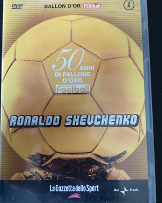 DVD 50 anni di pallone d'oro - ronaldo/shevchenko