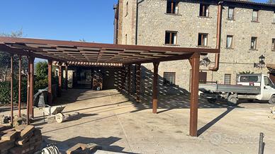 Gazebo, pergola, copriporta