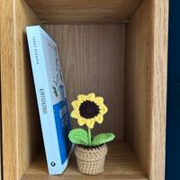 🌻 Girasole a maglia fatto a mano