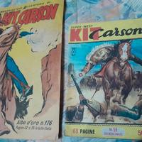 2 rari fumetti d epoca kit carson albertarelli 