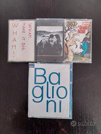 Musicassette: Wham, U2, 883, Baglioni