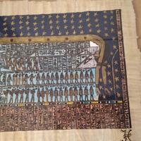 Papiro egizio con cornice