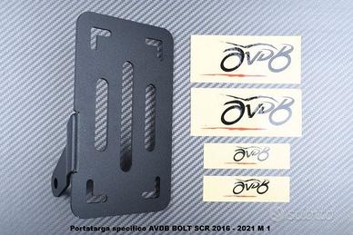 Portatarga specifico AVDB BOLT SCR 2016 - 2021 M 1