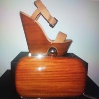 Sandalo donna tacco alto e plateau Rodo