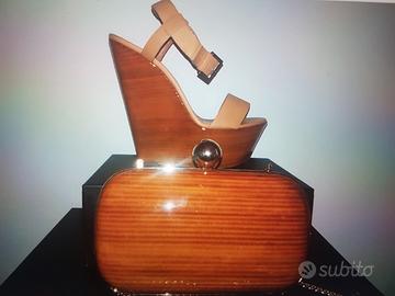 Sandalo donna tacco alto e plateau Rodo