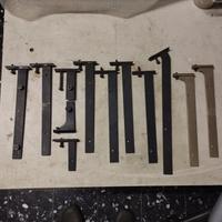 Supporti per libreria anni 60 