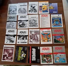 manuali giochi Atari