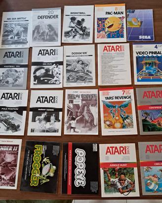 manuali giochi Atari