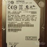 Hard disk Hitachi 500gb 2,5"