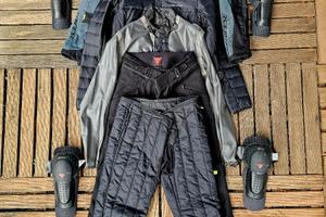 Completo MOTO DONNA GIACCA+PANTALONE DAINESE