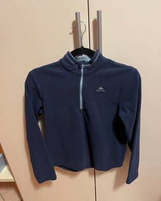 Felpa Quechua blu bambino