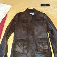 Giubotto in pelle uomo