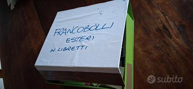 SCATOLA FRANCOBOLLI E LIBRETTI