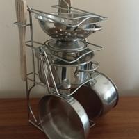 Set cucina in acciao
