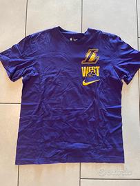 Maglietta Nike Los Angeles Lakers Viola Logo