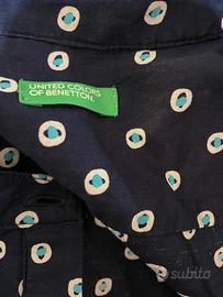 Camicetta collo coreana e manica 3/4