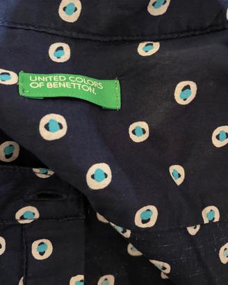 Camicetta collo coreana e manica 3/4