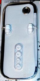 Cuffie auricolari con custodia smartphone