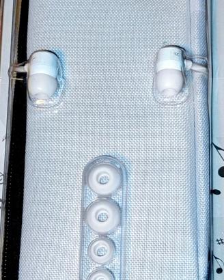 Cuffie auricolari con custodia smartphone
