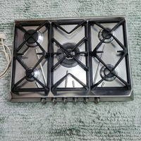 Piano cottura SMEG  Acciao Inox - griglie in ghisa