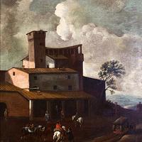 Dipinto fermo di posta. Roma.