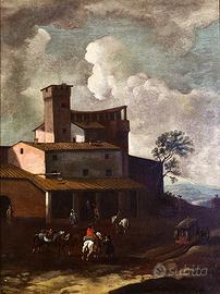 Dipinto fermo di posta. Roma.