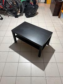 Tavolino IKEA LACK nero con ripiano