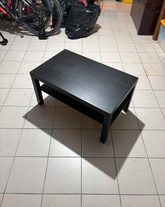 Tavolino IKEA LACK nero con ripiano