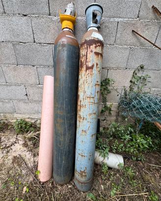 Bombola gas vuote elio