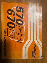 Manuale trattore Fiat 570-670 frutteto