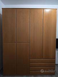 CAMERA DA LETTO in VERO LEGNO di ROVERE-MADE in IT