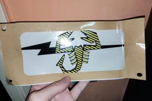 Fregio stemma Abarth 500e