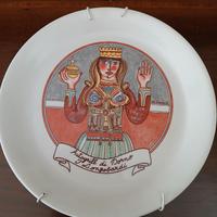 Piatto da collezione De Simone anni 80