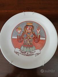 Piatto da collezione De Simone anni 80