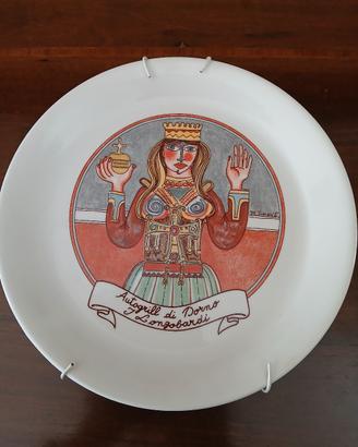 Piatto da collezione De Simone anni 80