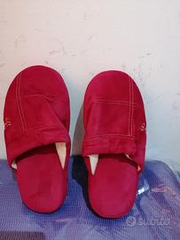 Pantofole da donna rosse n. 36/37