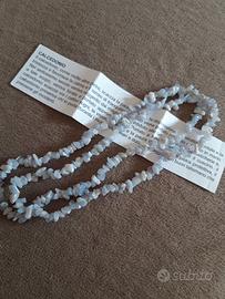 Collana in calcedonio
